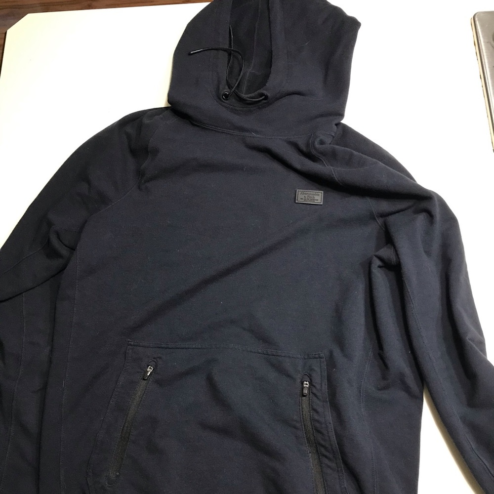 Abercrombie & Fitch Black Hoodie Medium